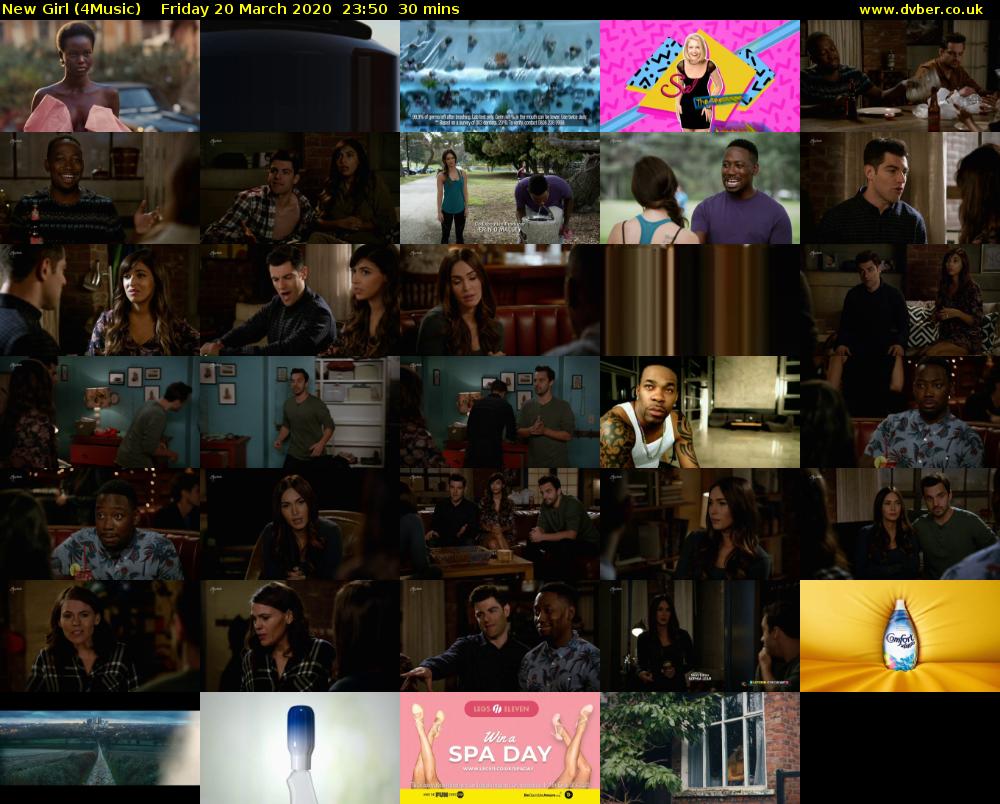 New Girl (4Music) Friday 20 March 2020 23:50 - 00:20