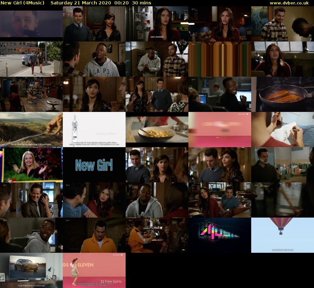 New Girl (4Music) Saturday 21 March 2020 00:20 - 00:50