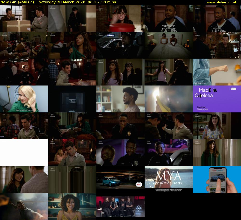 New Girl (4Music) Saturday 28 March 2020 00:15 - 00:45