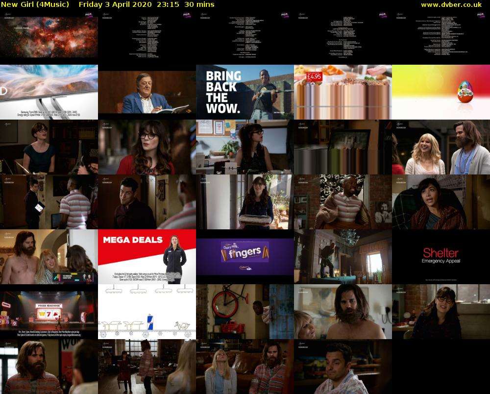 New Girl (4Music) Friday 3 April 2020 23:15 - 23:45