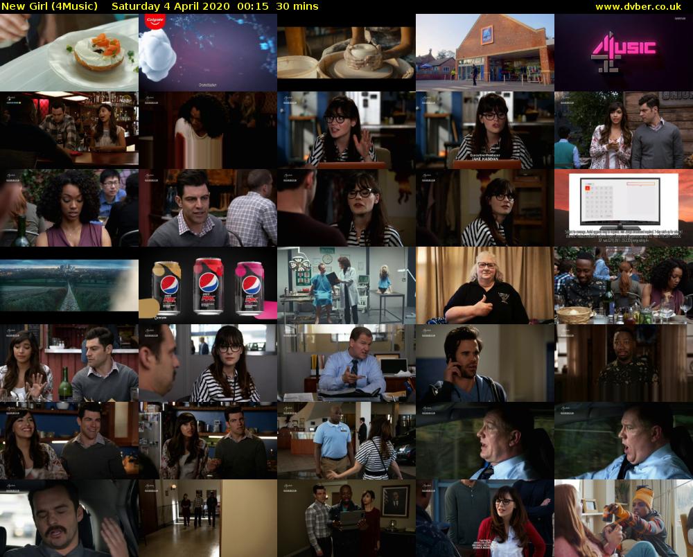 New Girl (4Music) Saturday 4 April 2020 00:15 - 00:45