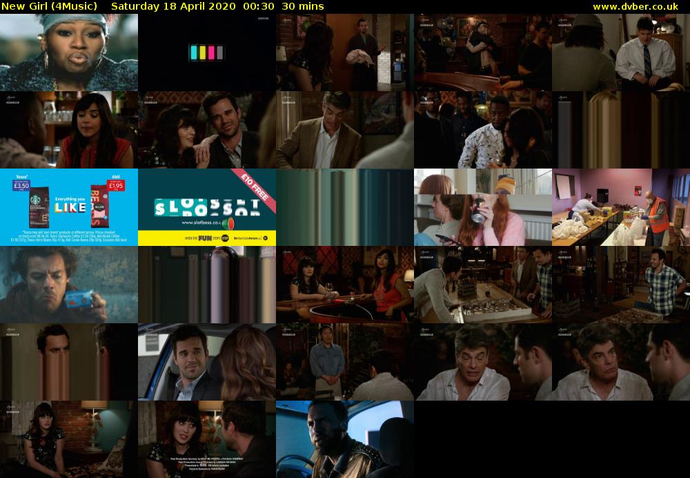 New Girl (4Music) Saturday 18 April 2020 00:30 - 01:00