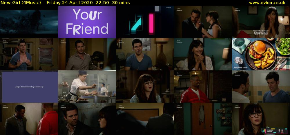 New Girl (4Music) Friday 24 April 2020 22:50 - 23:20