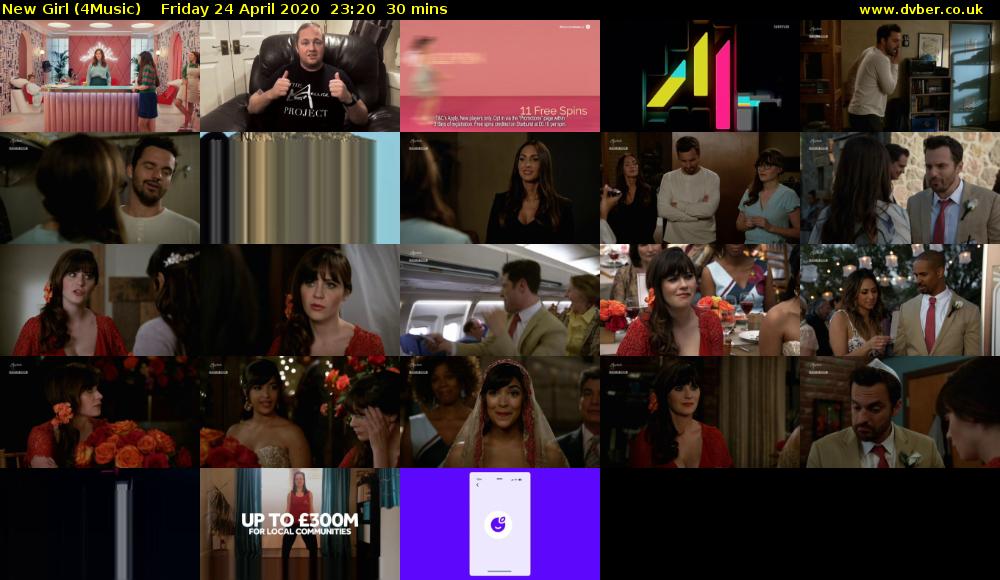 New Girl (4Music) Friday 24 April 2020 23:20 - 23:50