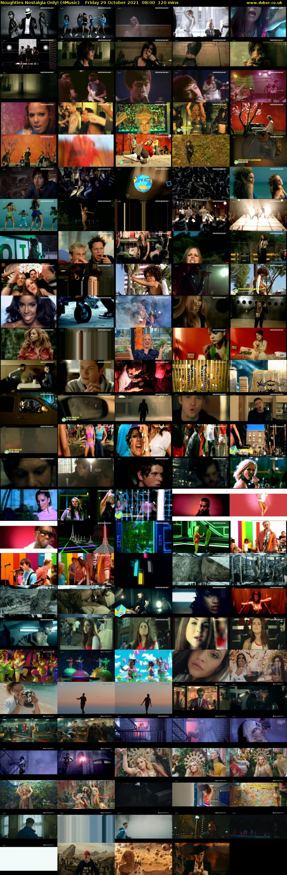 Noughties Nostalgia Only! (4Music) Friday 29 October 2021 08:00 - 10:00