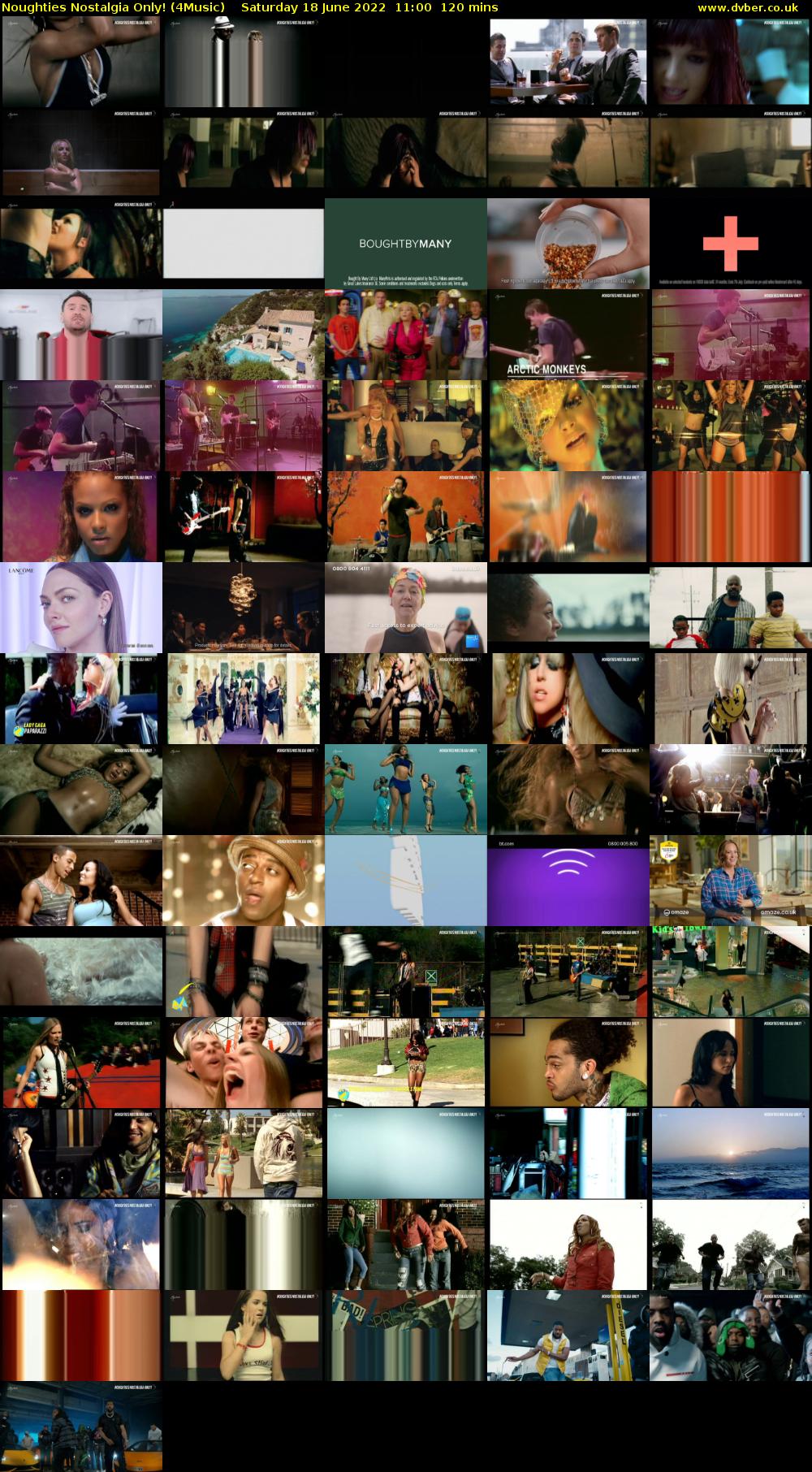 Noughties Nostalgia Only! (4Music) Saturday 18 June 2022 11:00 - 13:00