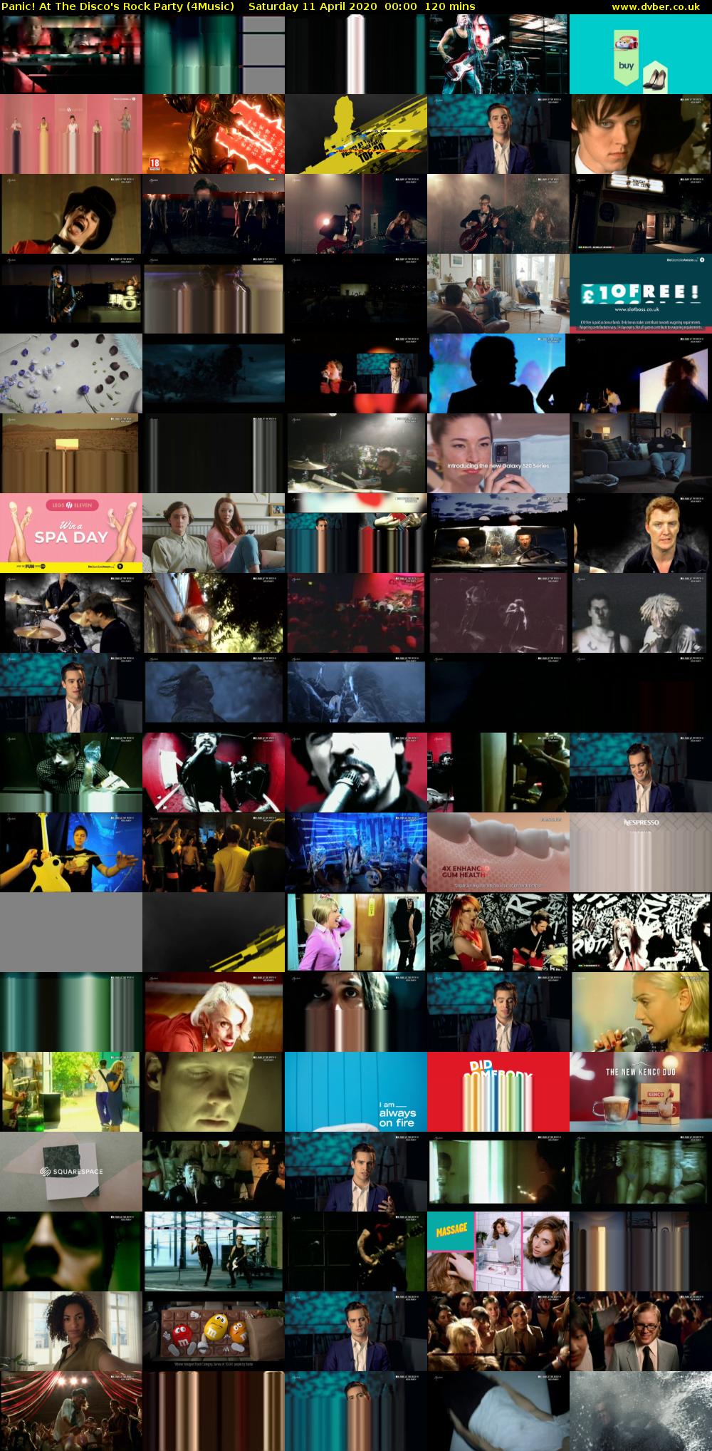 Panic! At The Disco's Rock Party (4Music) Saturday 11 April 2020 00:00 - 02:00