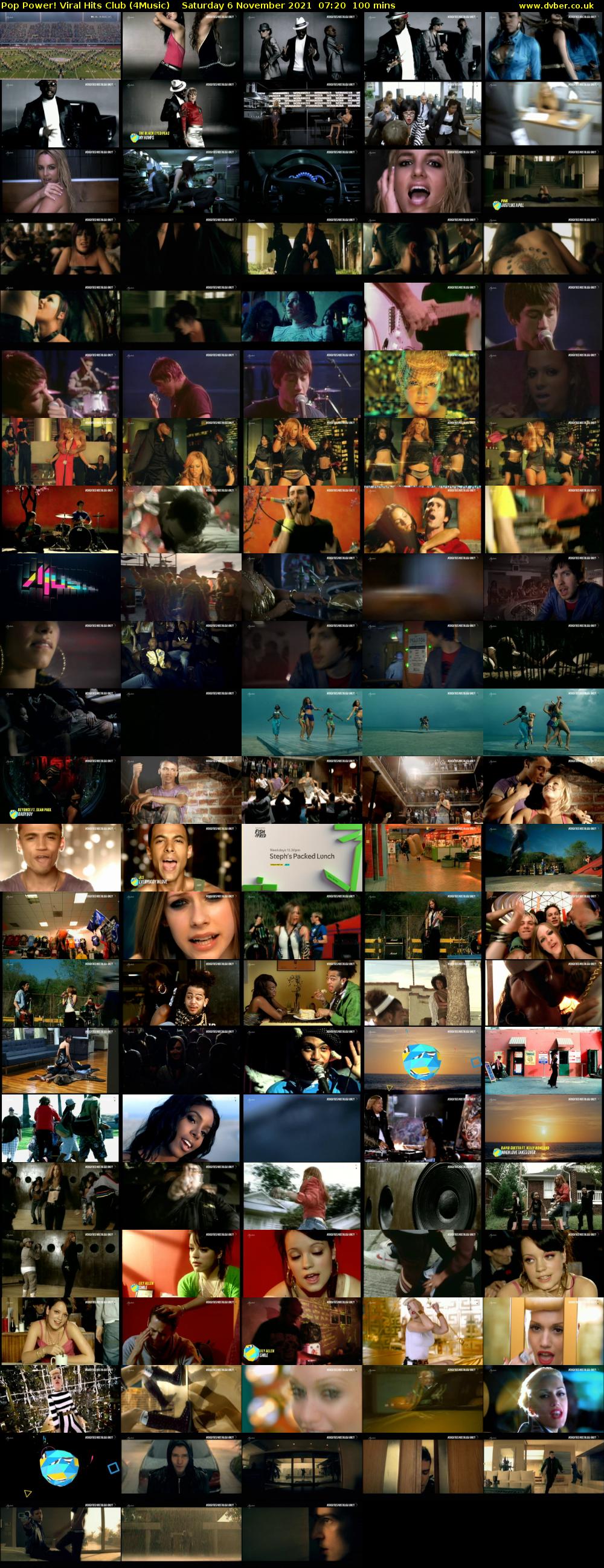 Pop Power! Viral Hits Club (4Music) Saturday 6 November 2021 07:20 - 09:00