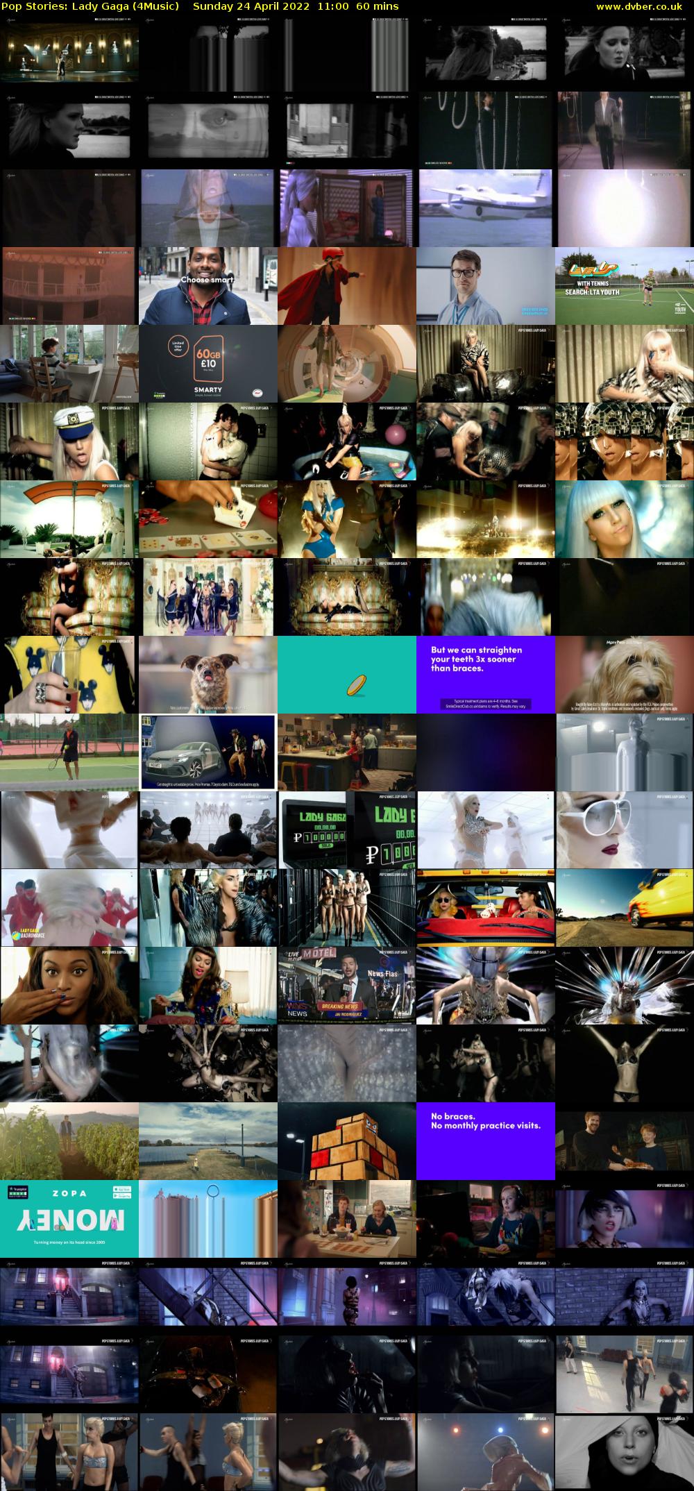 Pop Stories: Lady Gaga (4Music) Sunday 24 April 2022 11:00 - 12:00