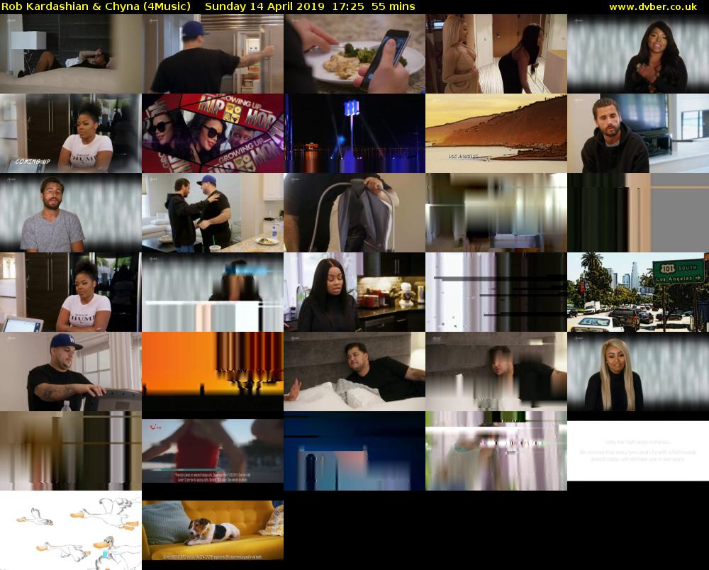 Rob Kardashian & Chyna (4Music) Sunday 14 April 2019 17:25 - 18:20