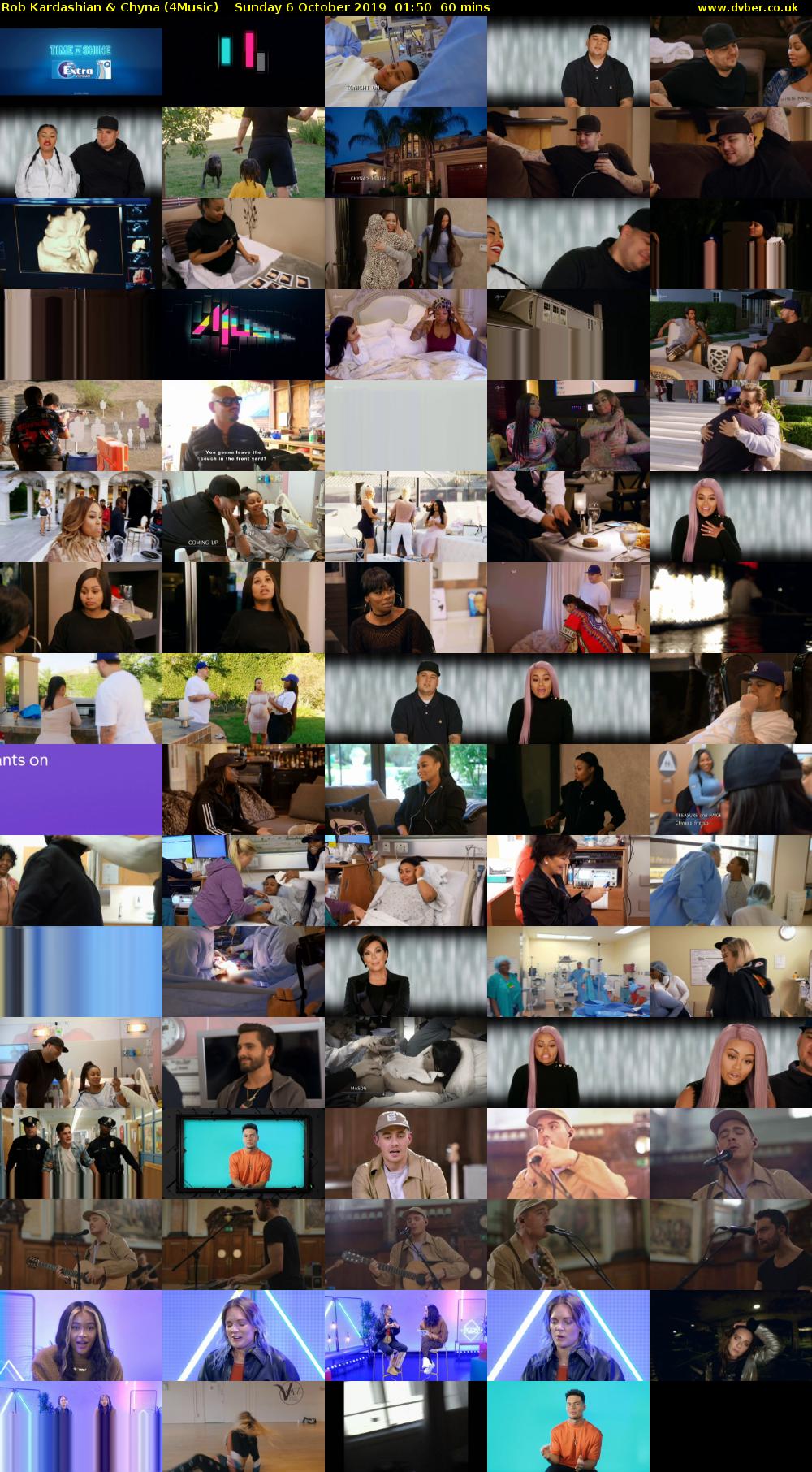 Rob Kardashian & Chyna (4Music) Sunday 6 October 2019 01:50 - 02:50