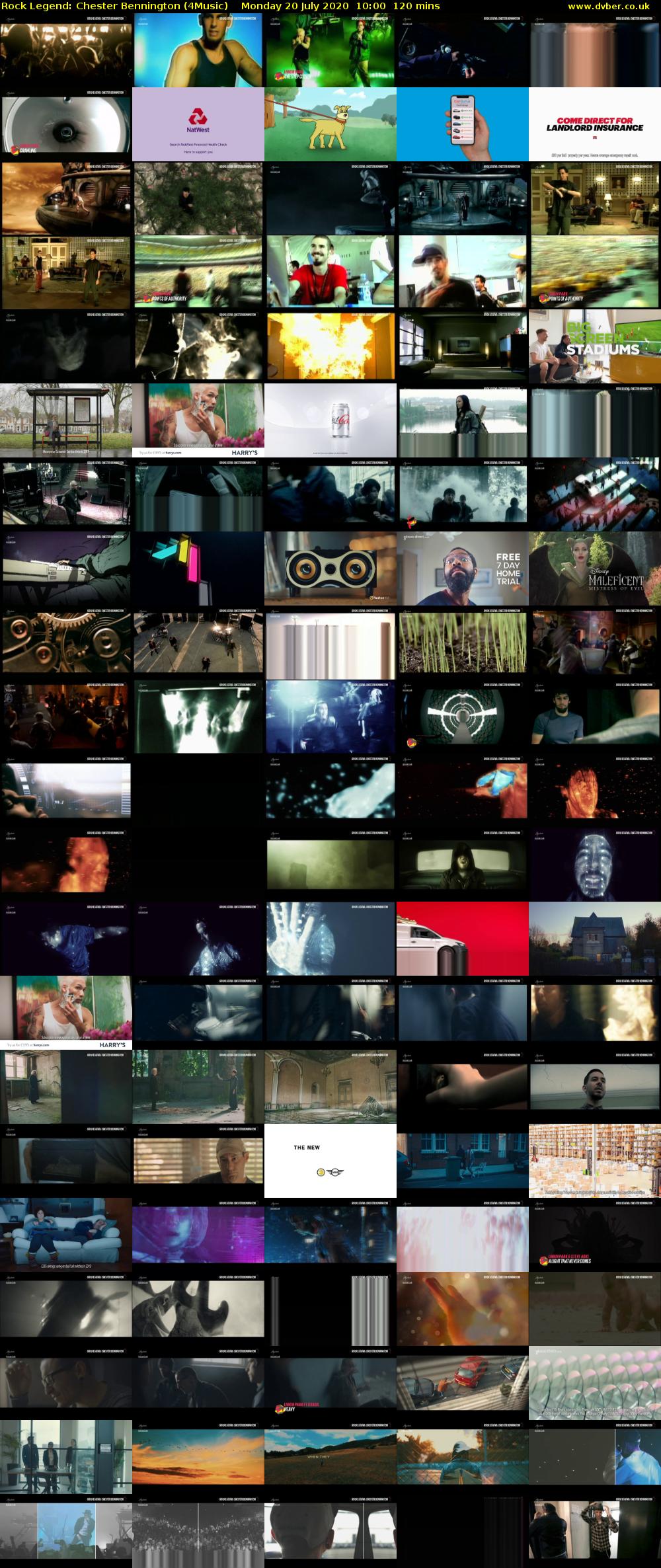 Rock Legend: Chester Bennington (4Music) Monday 20 July 2020 10:00 - 12:00