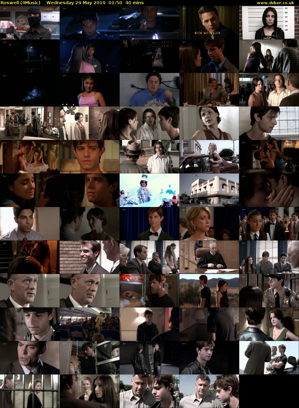 Roswell (4Music) Wednesday 29 May 2019 01:50 - 02:30