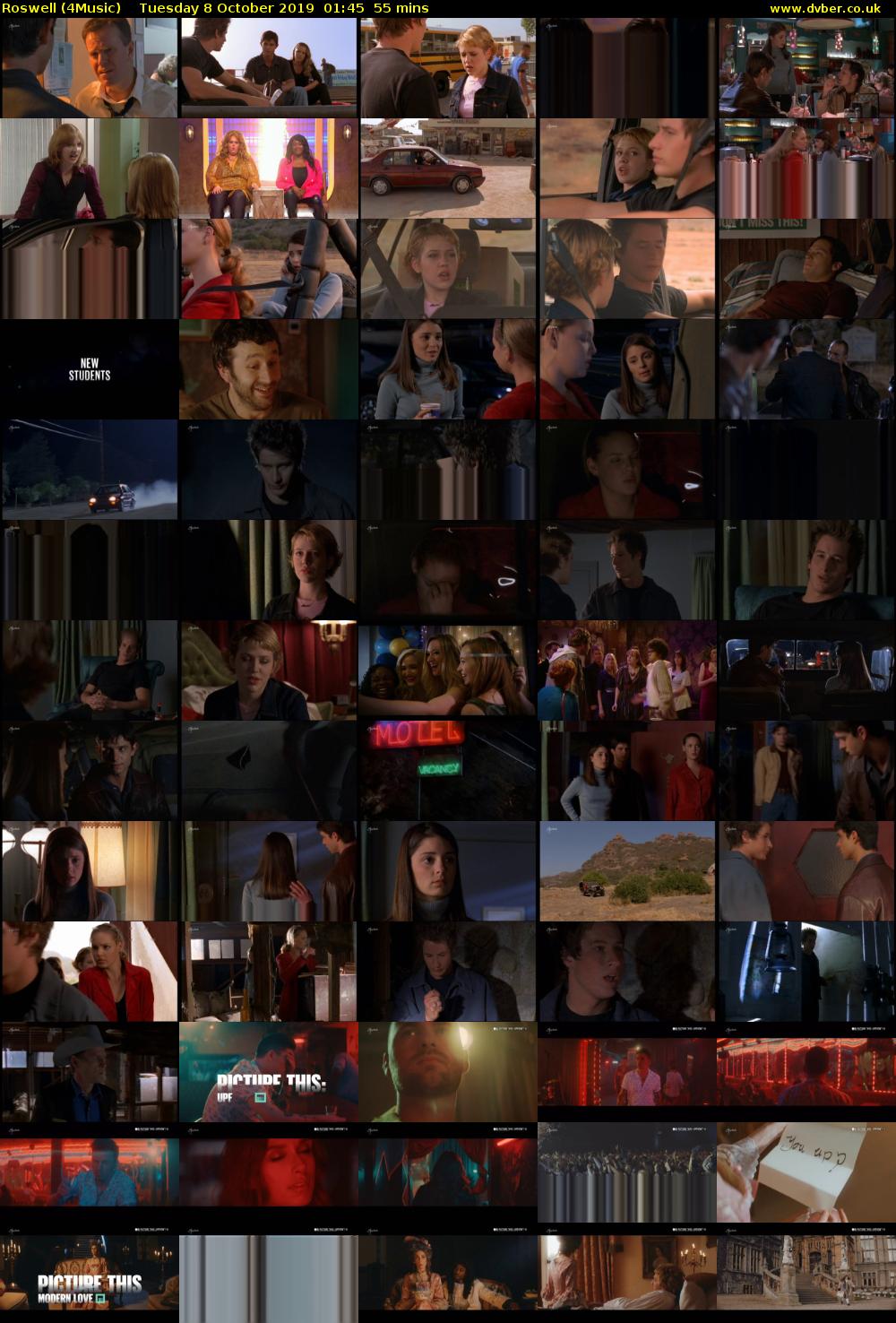 Roswell (4Music) Tuesday 8 October 2019 01:45 - 02:40