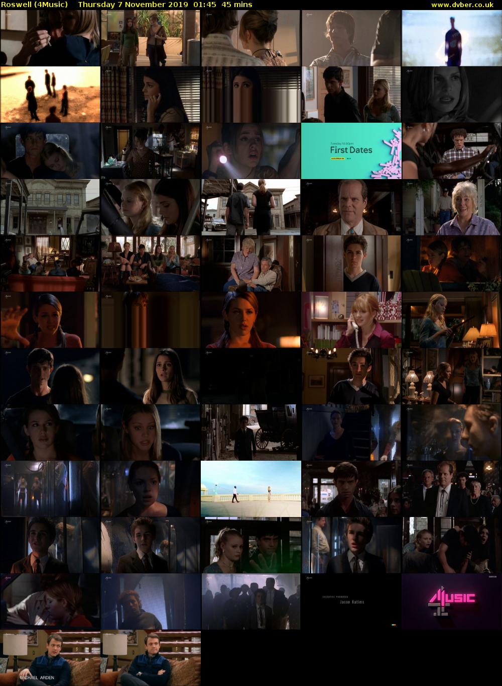 Roswell (4Music) Thursday 7 November 2019 01:45 - 02:30