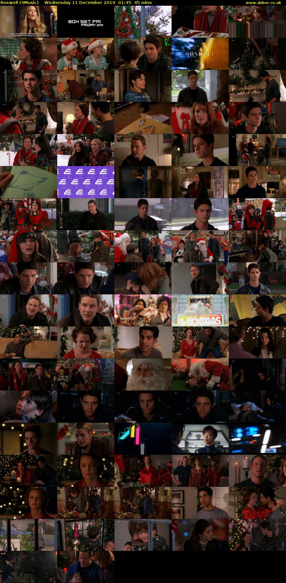 Roswell (4Music) Wednesday 11 December 2019 01:45 - 02:30