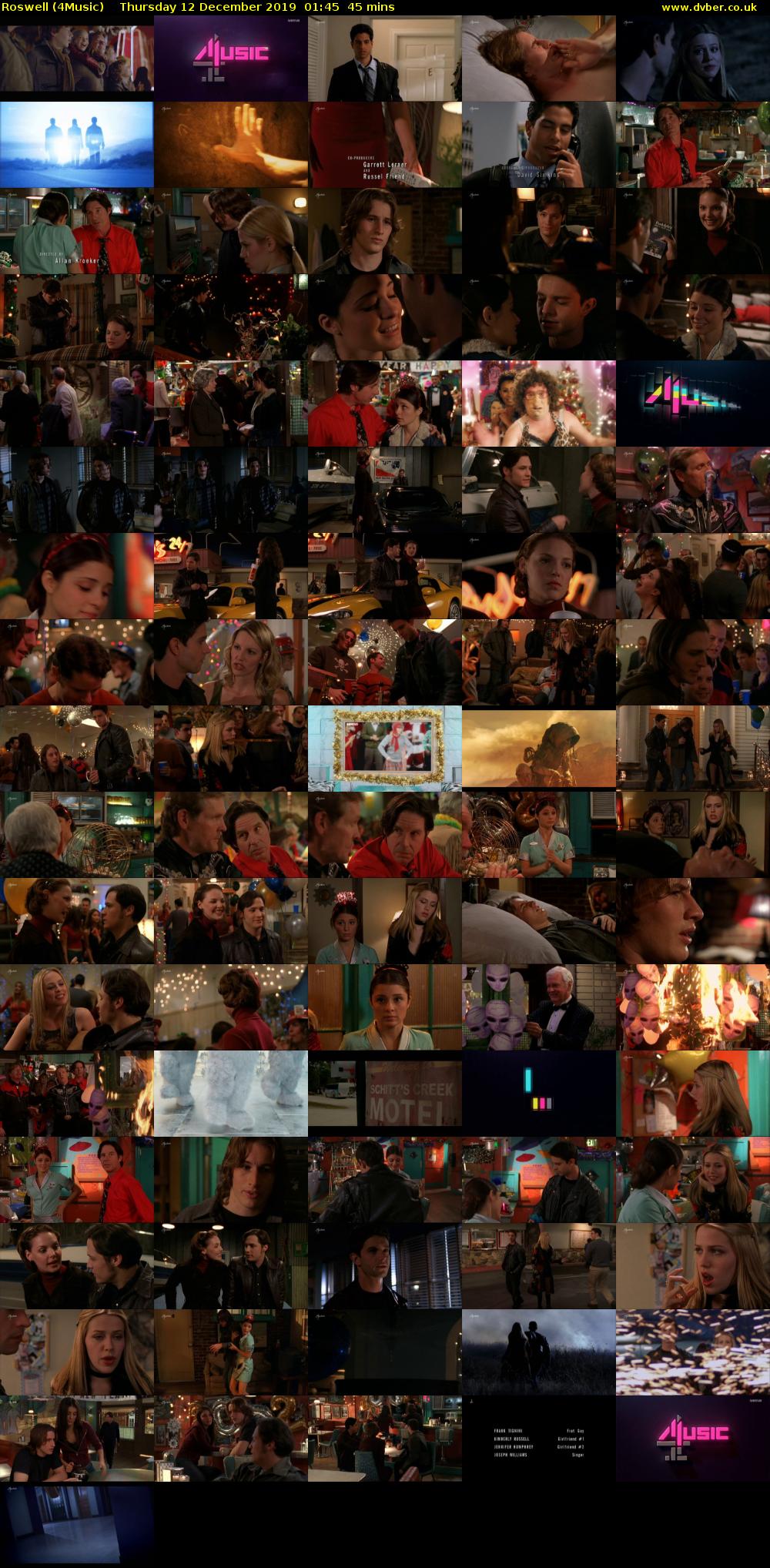 Roswell (4Music) Thursday 12 December 2019 01:45 - 02:30