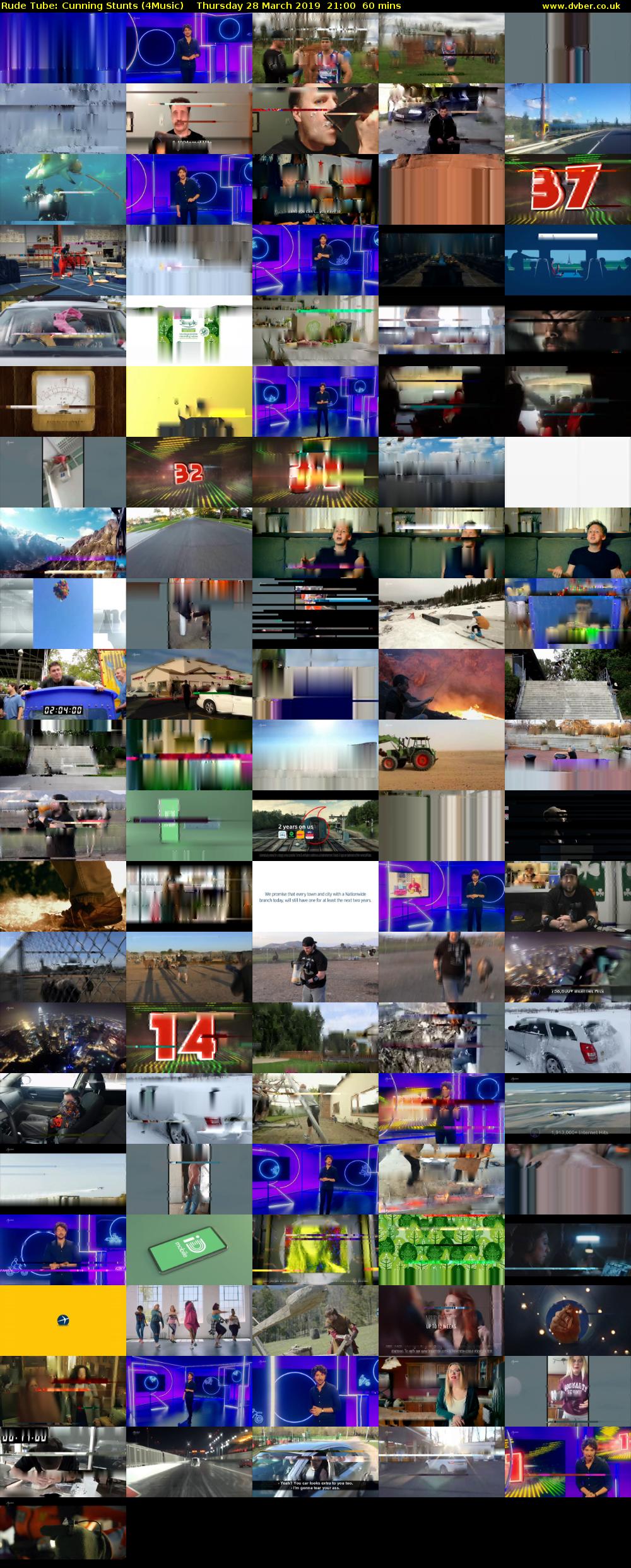 Rude Tube: Cunning Stunts (4Music) Thursday 28 March 2019 21:00 - 22:00