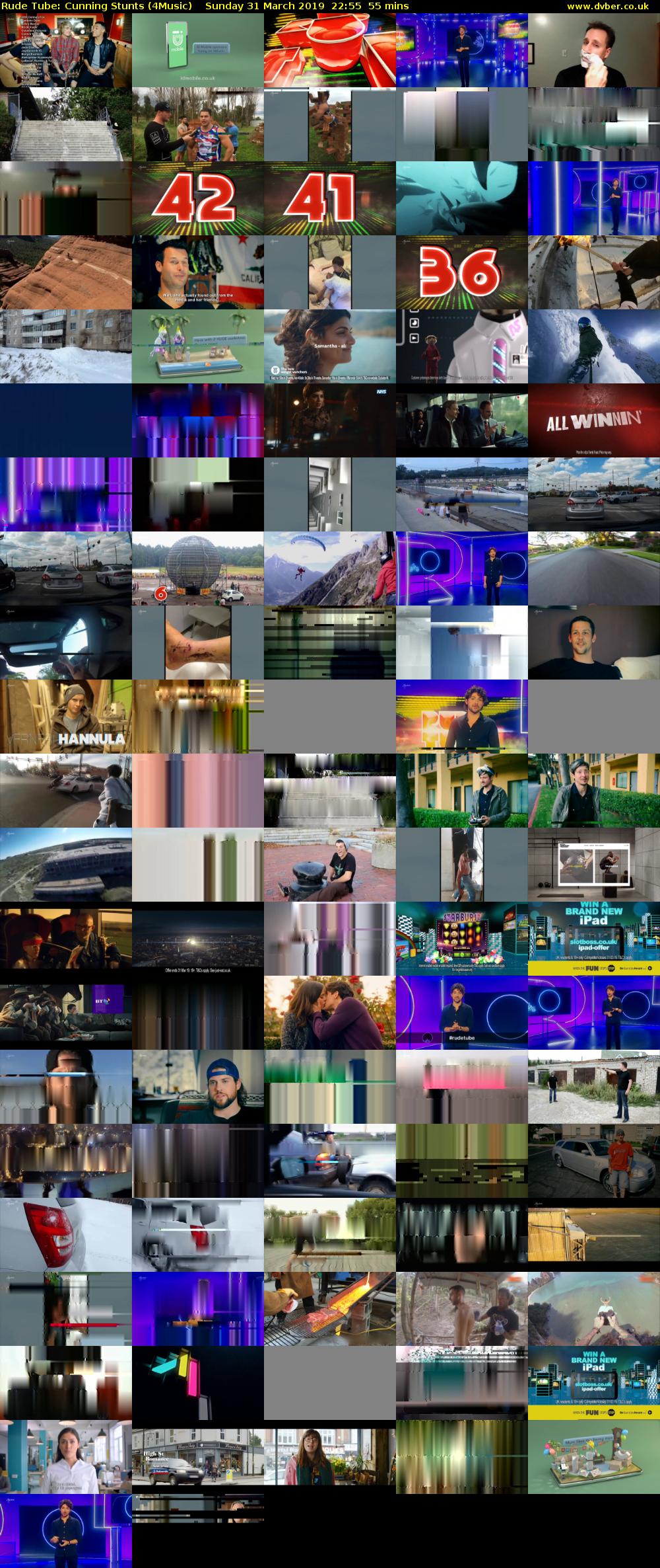 Rude Tube: Cunning Stunts (4Music) Sunday 31 March 2019 22:55 - 23:50