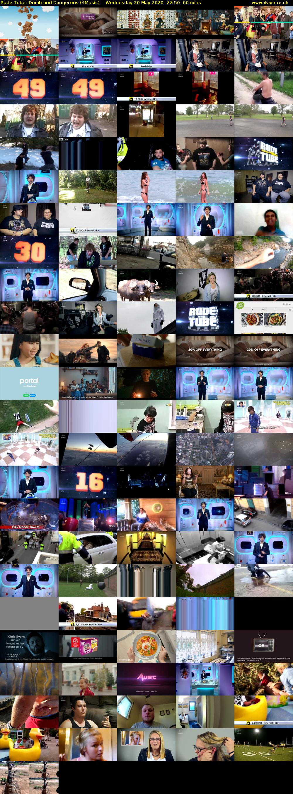Rude Tube: Dumb and Dangerous (4Music) Wednesday 20 May 2020 22:50 - 23:50