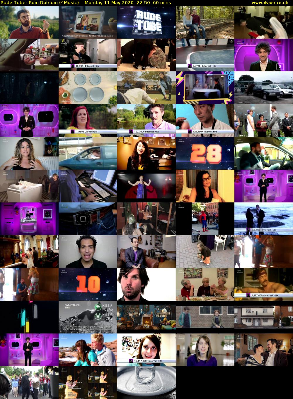 Rude Tube: Rom Dotcom (4Music) Monday 11 May 2020 22:50 - 23:50