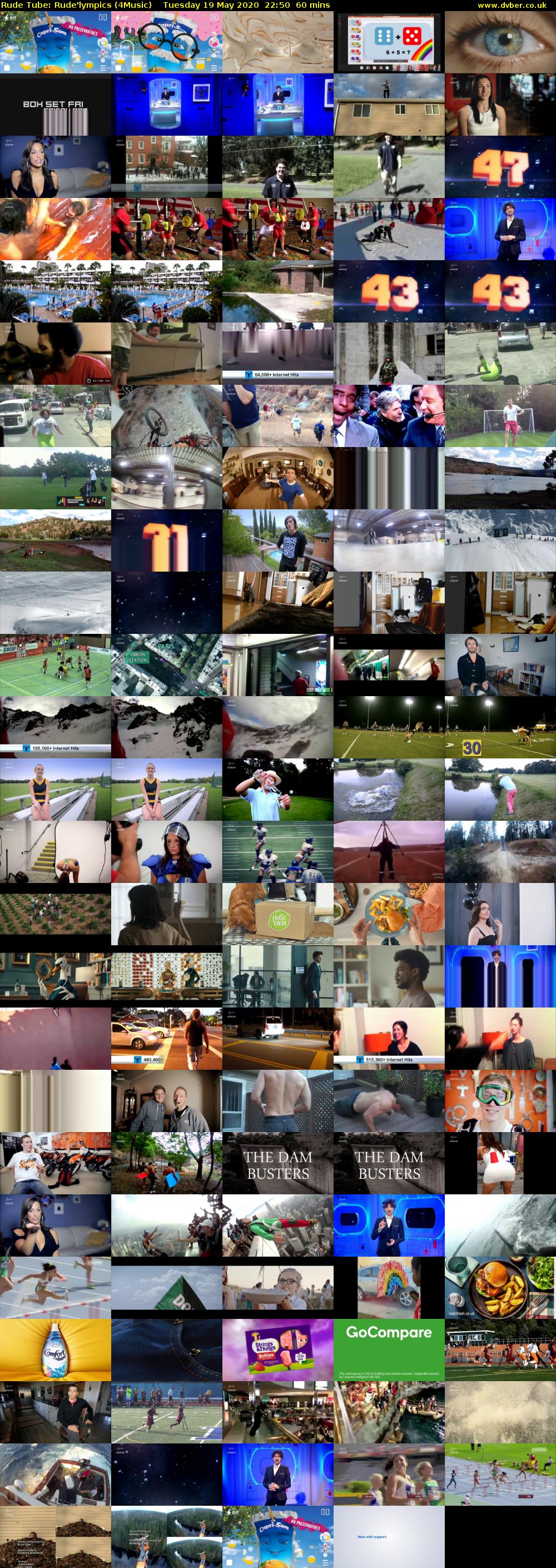 Rude Tube: Rude'lympics (4Music) Tuesday 19 May 2020 22:50 - 23:50