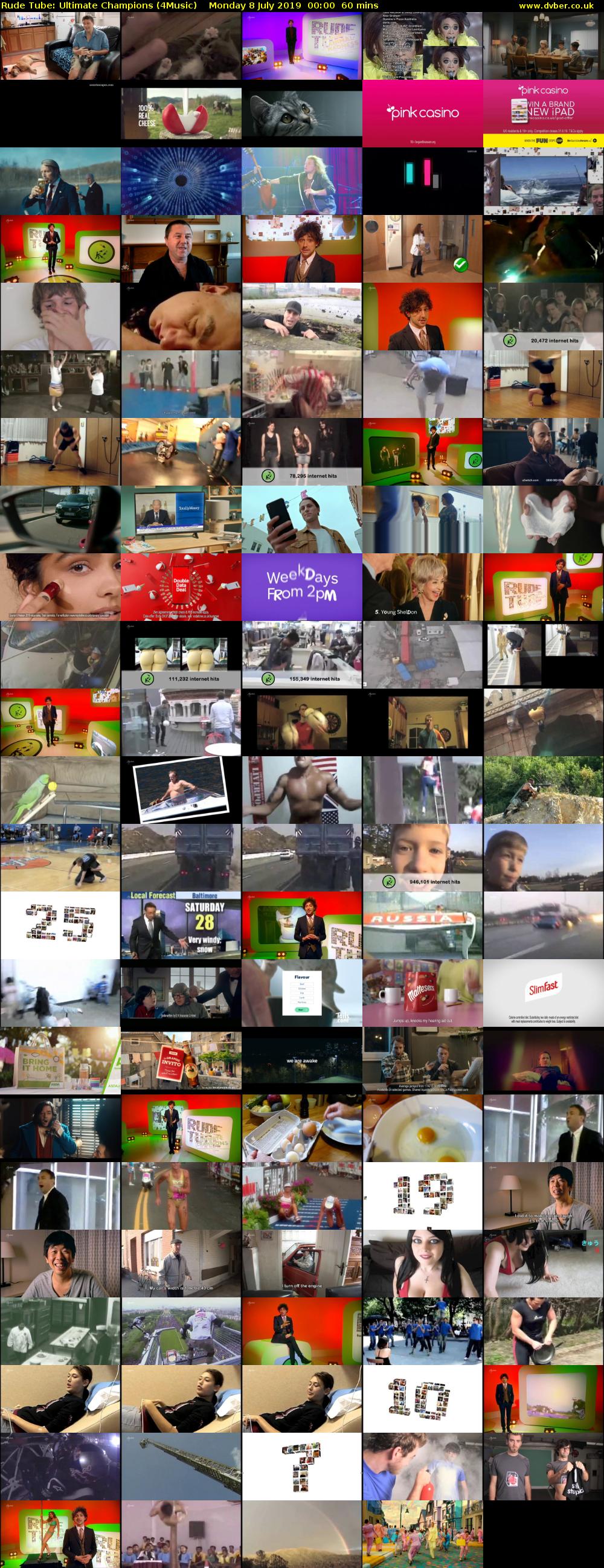 Rude Tube: Ultimate Champions (4Music) Monday 8 July 2019 00:00 - 01:00