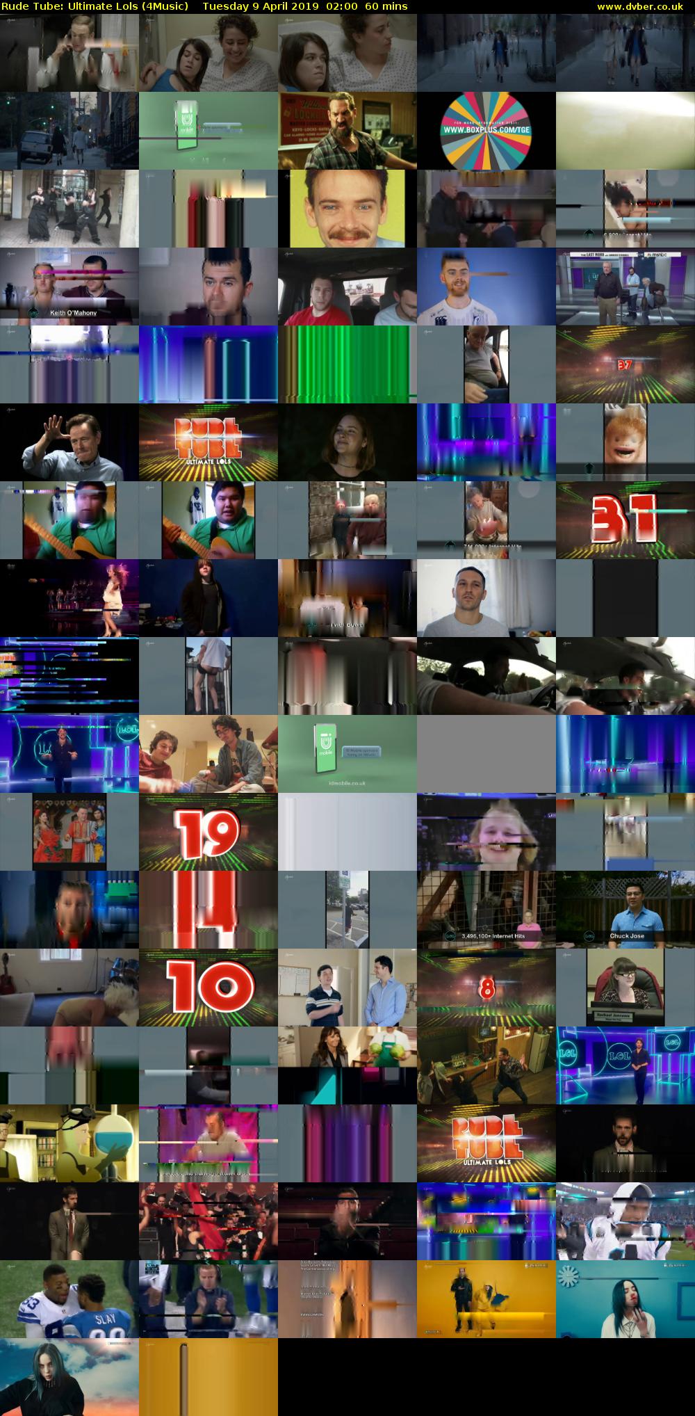 Rude Tube: Ultimate Lols (4Music) Tuesday 9 April 2019 02:00 - 03:00