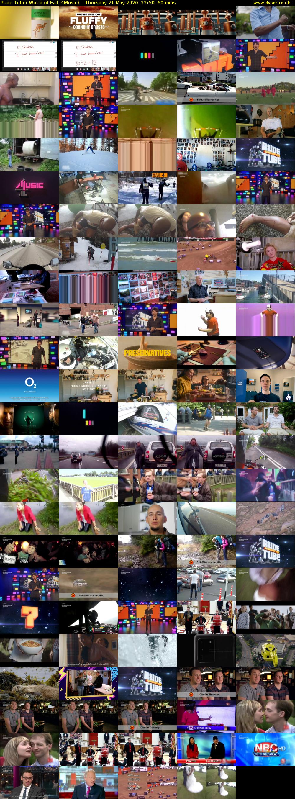 Rude Tube: World of Fail (4Music) Thursday 21 May 2020 22:50 - 23:50
