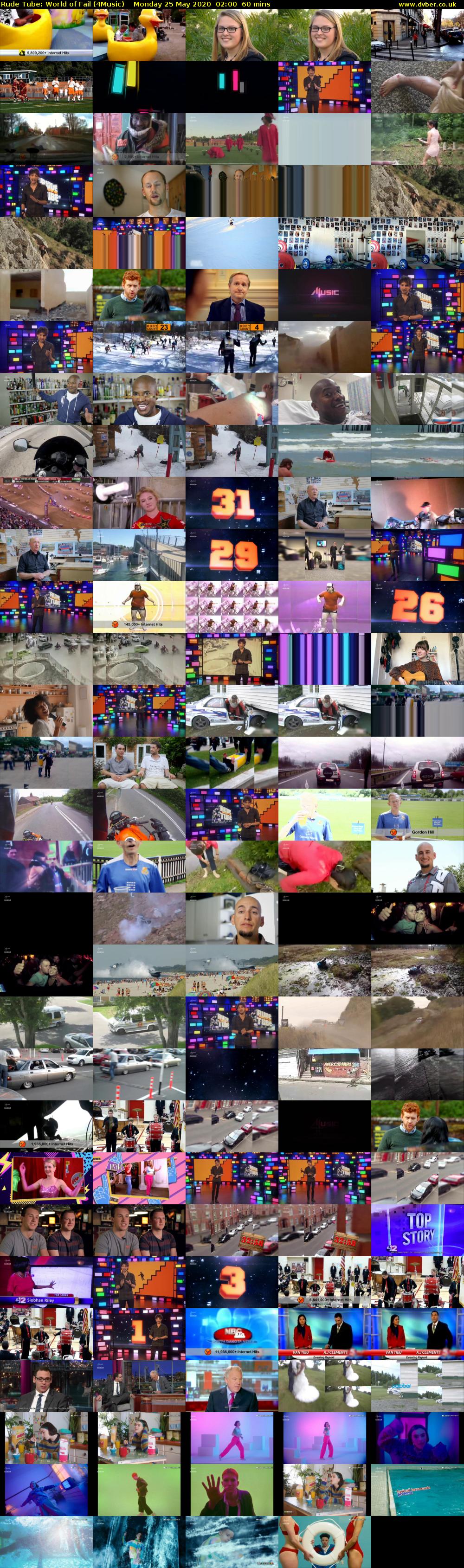 Rude Tube: World of Fail (4Music) Monday 25 May 2020 02:00 - 03:00