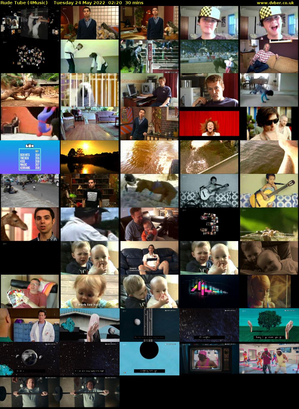 Rude Tube (4Music) Tuesday 24 May 2022 02:20 - 02:50