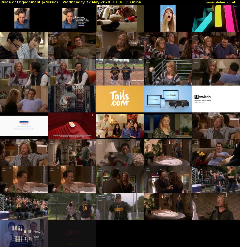 Rules of Engagement (4Music) Wednesday 27 May 2020 17:30 - 18:00