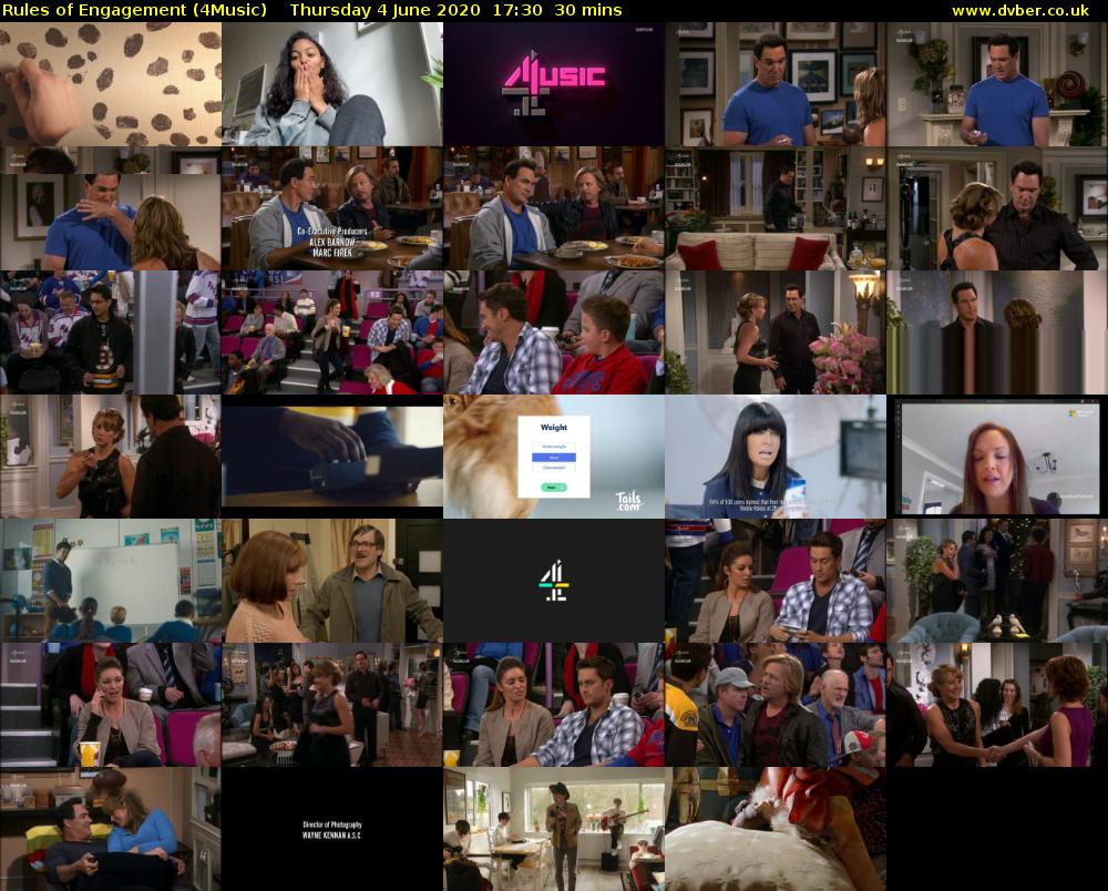 Rules of Engagement (4Music) Thursday 4 June 2020 17:30 - 18:00