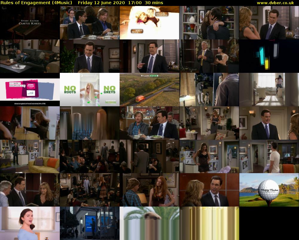 Rules of Engagement (4Music) Friday 12 June 2020 17:00 - 17:30