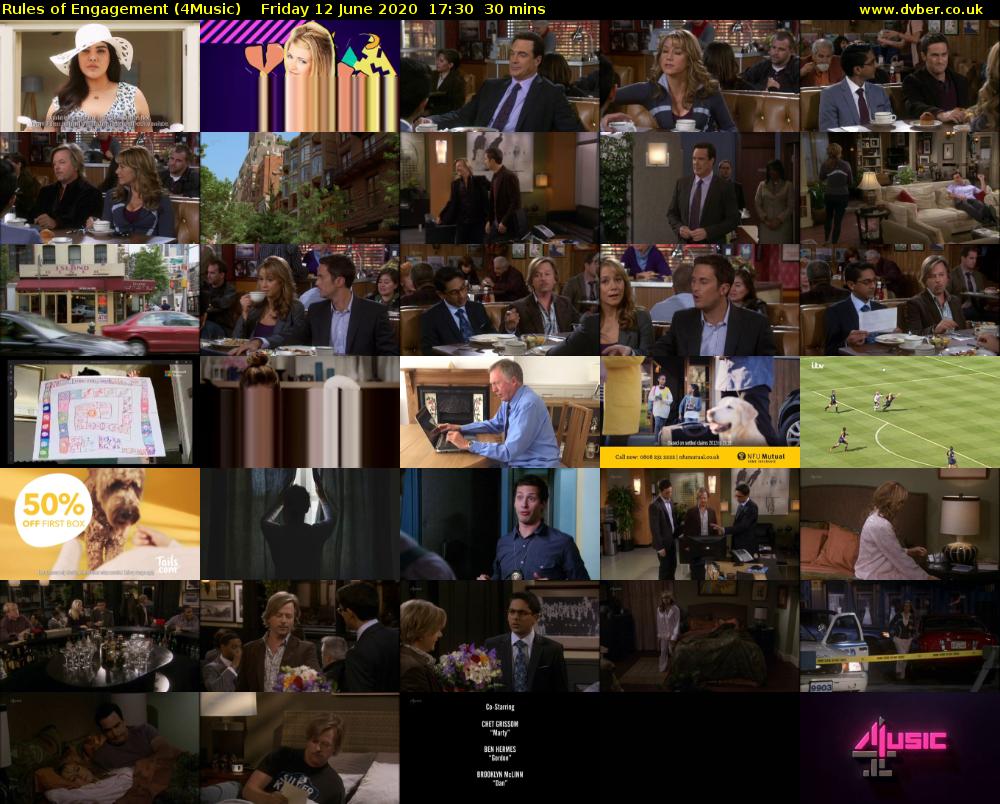 Rules of Engagement (4Music) Friday 12 June 2020 17:30 - 18:00