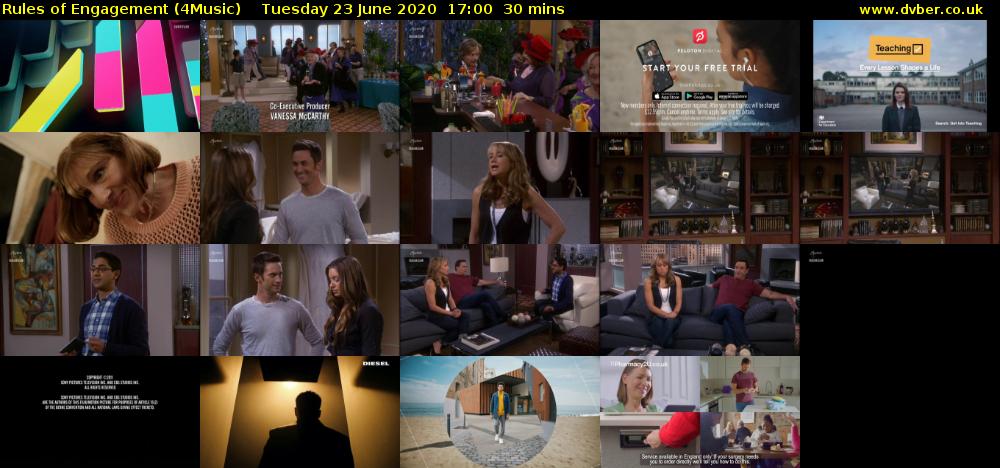 Rules of Engagement (4Music) Tuesday 23 June 2020 17:00 - 17:30