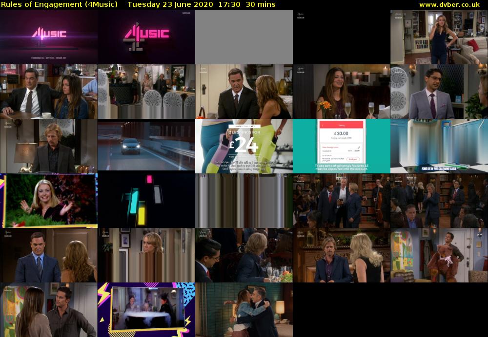 Rules of Engagement (4Music) Tuesday 23 June 2020 17:30 - 18:00