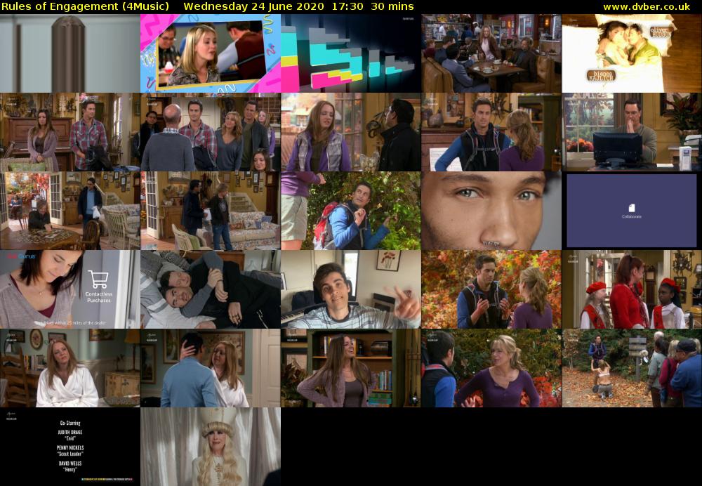 Rules of Engagement (4Music) Wednesday 24 June 2020 17:30 - 18:00