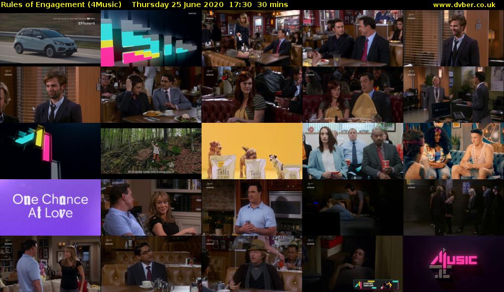 Rules of Engagement (4Music) Thursday 25 June 2020 17:30 - 18:00