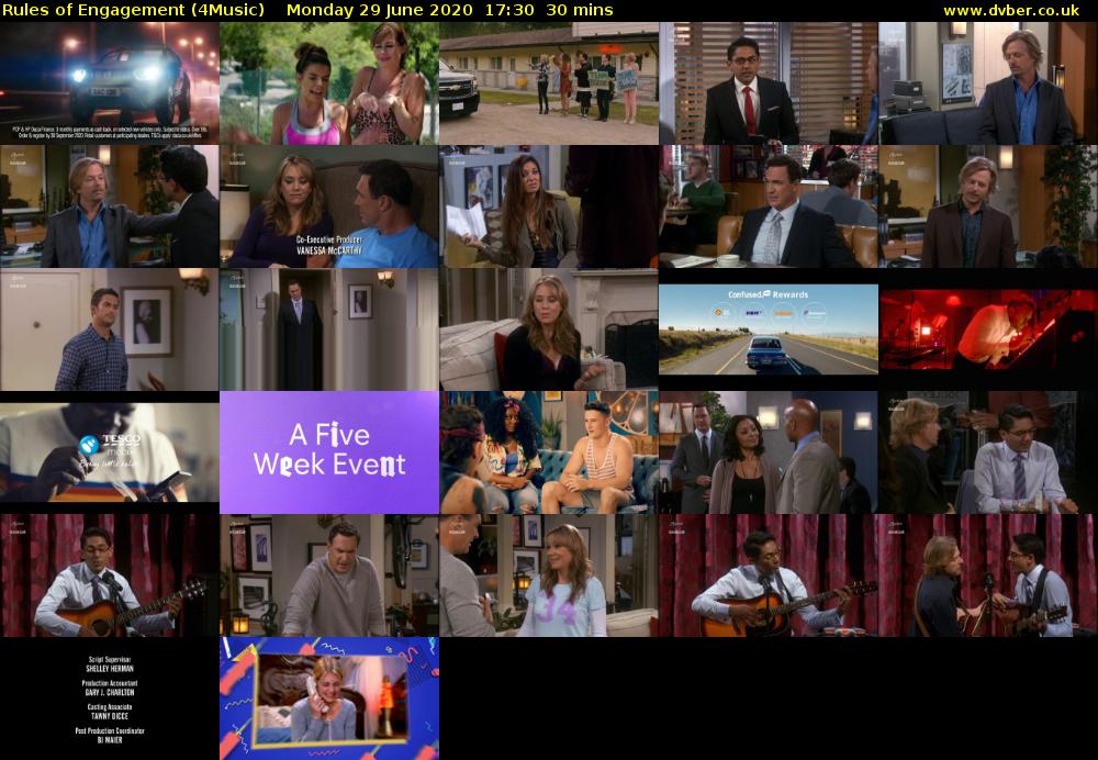 Rules of Engagement (4Music) Monday 29 June 2020 17:30 - 18:00