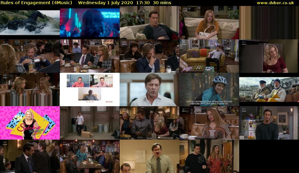 Rules of Engagement (4Music) Wednesday 1 July 2020 17:30 - 18:00