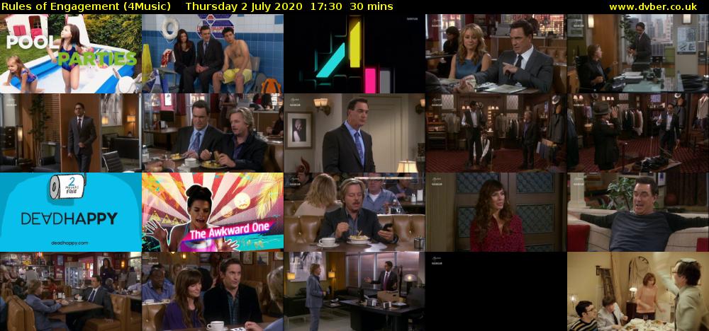 Rules of Engagement (4Music) Thursday 2 July 2020 17:30 - 18:00