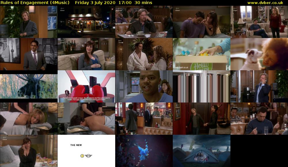 Rules of Engagement (4Music) Friday 3 July 2020 17:00 - 17:30