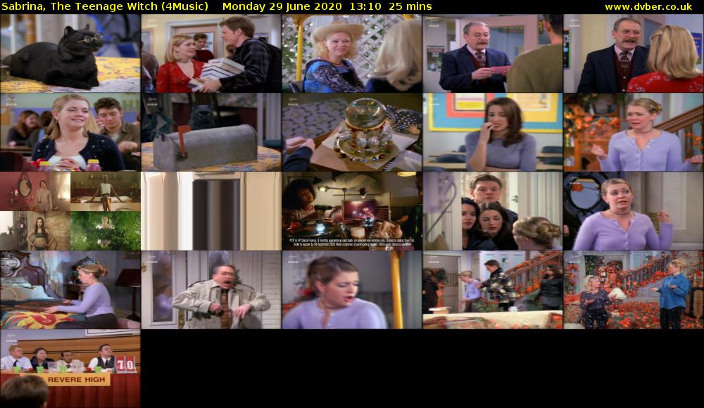 Sabrina, the Teenage Witch (4Music) Monday 29 June 2020 13:10 - 13:35