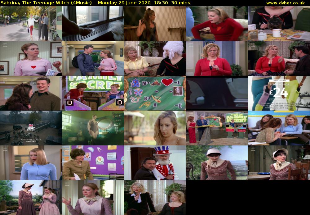 Sabrina, the Teenage Witch (4Music) Monday 29 June 2020 18:30 - 19:00