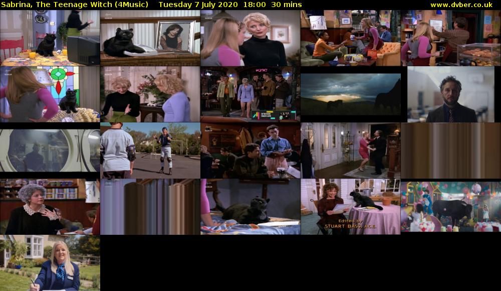 Sabrina, the Teenage Witch (4Music) Tuesday 7 July 2020 18:00 - 18:30
