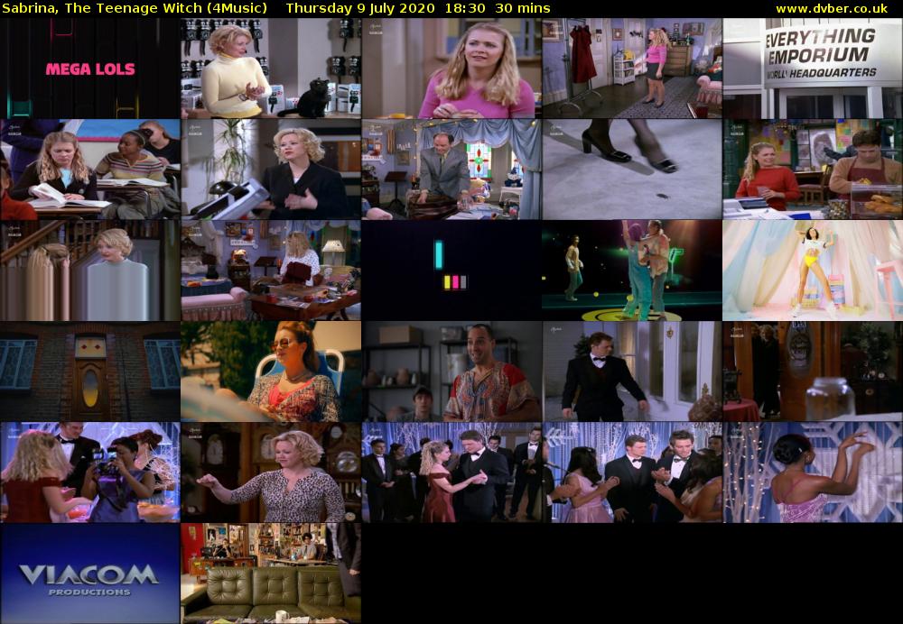Sabrina, the Teenage Witch (4Music) Thursday 9 July 2020 18:30 - 19:00