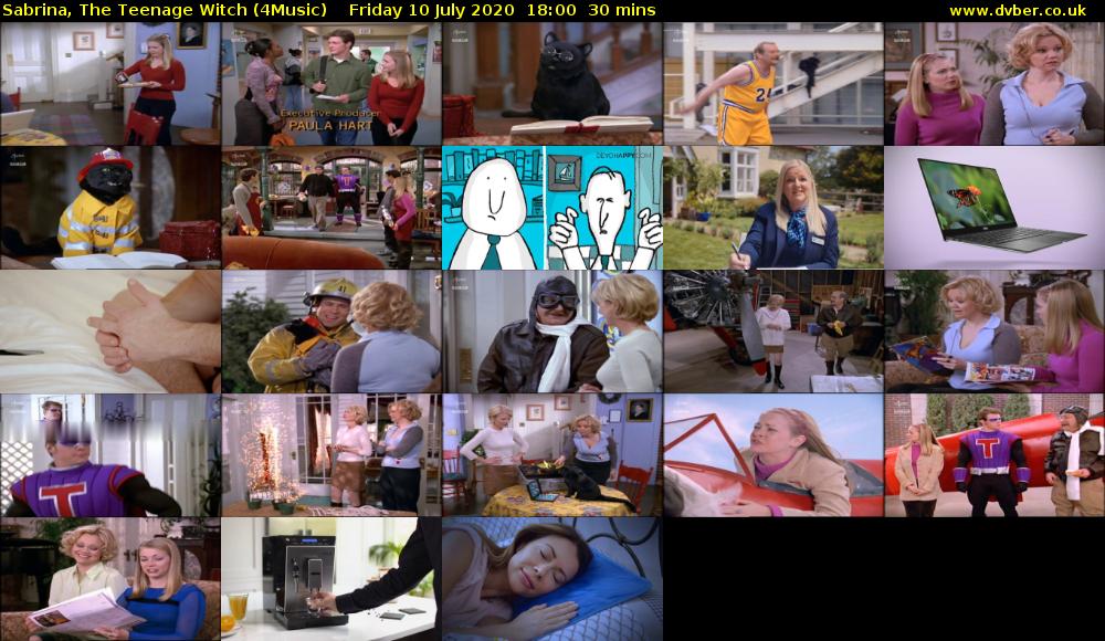 Sabrina, the Teenage Witch (4Music) Friday 10 July 2020 18:00 - 18:30