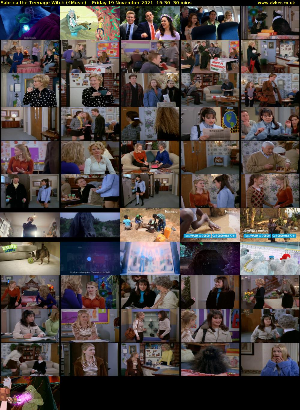 Sabrina The Teenage Witch (4Music) Friday 19 November 2021 16:30 - 17:00