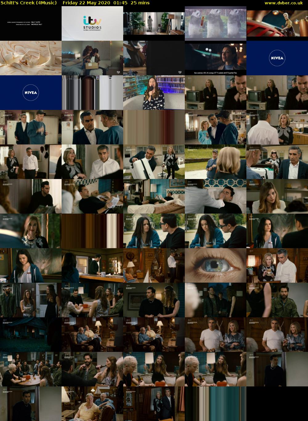 Schitt's Creek (4Music) Friday 22 May 2020 01:45 - 02:10